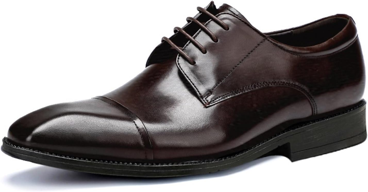 Мужские классические туфли Оксфорды на шнуровке, деловые дерби, формальные туфли для смокинга Dmgyck, коричневый
Мужские классические туфли Оксфорды на шнуровке, деловые дерби, формальные туфли для смокинга Dmgyck, коричневый