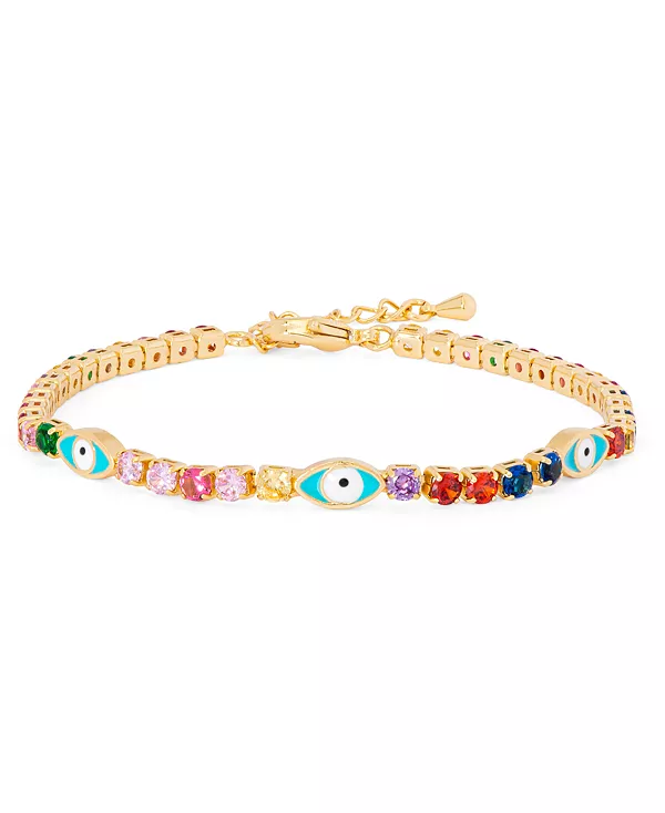 Браслет с разноцветной каменной эмалью от сглаза в позолоченном корпусе Macy'S, gold
Браслет с разноцветной каменной эмалью от сглаза в позолоченном корпусе Macy'S, gold