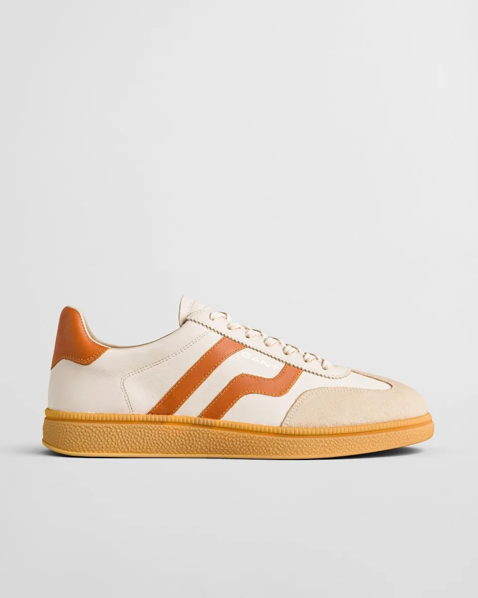 Мужские кожаные кроссовки с цветными деталями Gant, бежевый
Мужские кожаные кроссовки с цветными деталями Gant, бежевый