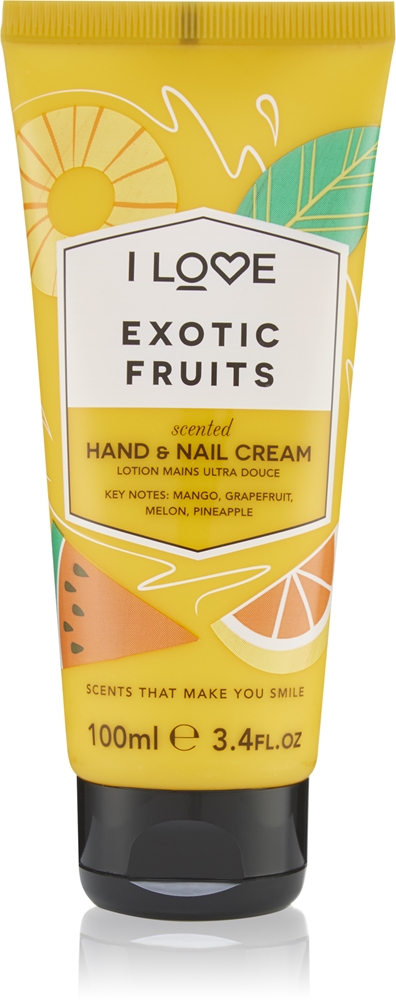 Крем для рук с экзотическими фруктами I Love, 100 мл
Крем для рук с экзотическими фруктами I Love, 100 мл