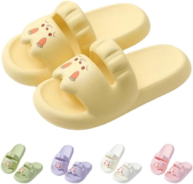 Милые тапочки ALBIVA с кроликом для женщин, противоскользящие, для дома и улицы, для ванной, кавайные подарки для женщин и мужчин, желтый
Милые тапочки ALBIVA с кроликом для женщин, противоскользящие, для дома и улицы, для ванной, кавайные подарки для женщин и мужчин, желтый