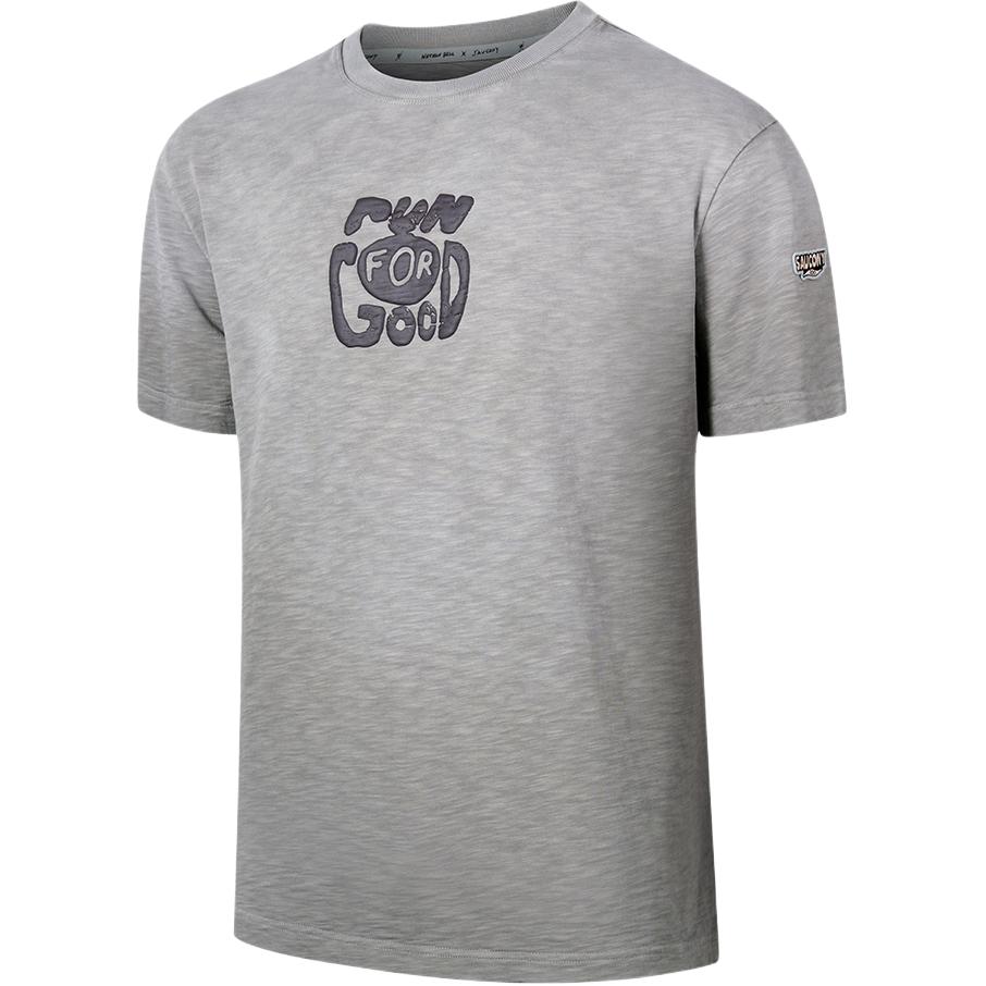 Футболка унисекс серая Saucony, серый
Футболка унисекс серая Saucony, серый