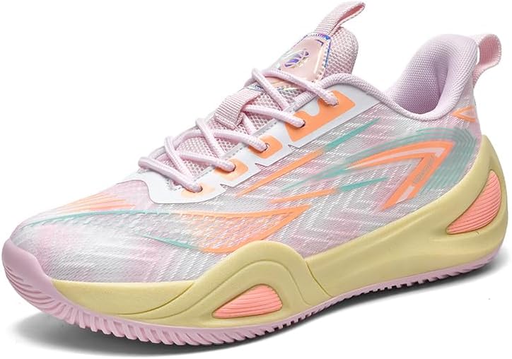 Женские и мужские баскетбольные кроссовки, модные унисекс спортивные обувь, дышащие, противоскользящие, для улицы, повседневные, легкие, для бега, ходьбы и волейбола Cuzudin, розовый
Женские и мужские баскетбольные кроссовки, модные унисекс спортивные обувь, дышащие, противоскользящие, для улицы, повседневные, легкие, для бега, ходьбы и волейбола Cuzudin, розовый