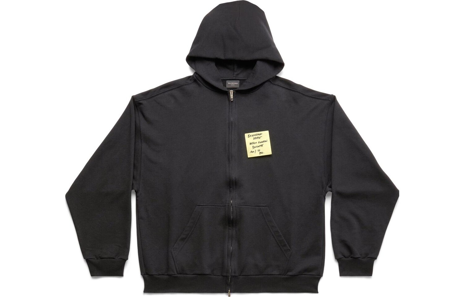 Толстовка Balenciaga на молнии, черный
Толстовка Balenciaga на молнии, черный
