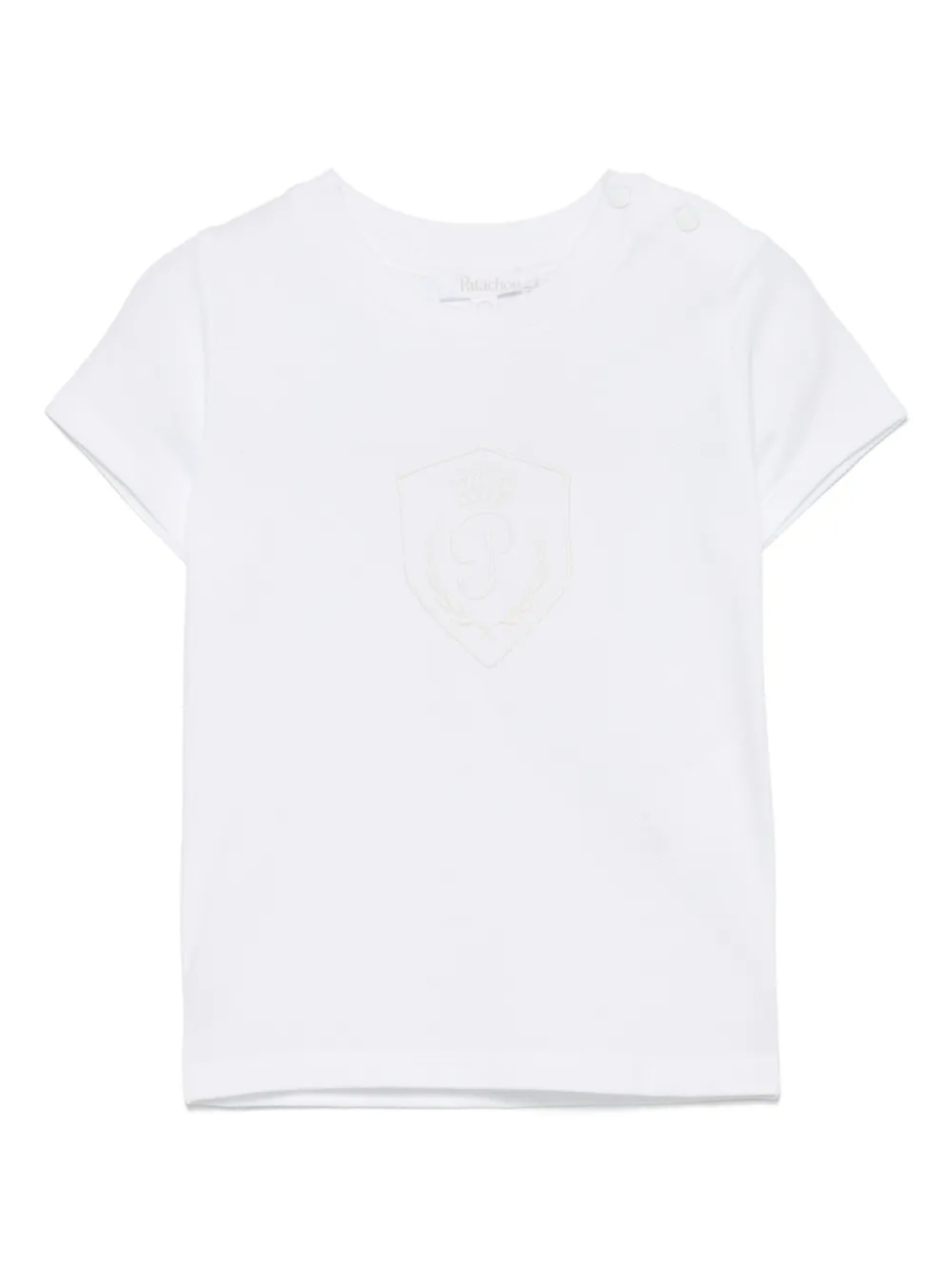 Футболка с вышитым логотипом Patachou, белый
Футболка с вышитым логотипом Patachou, белый