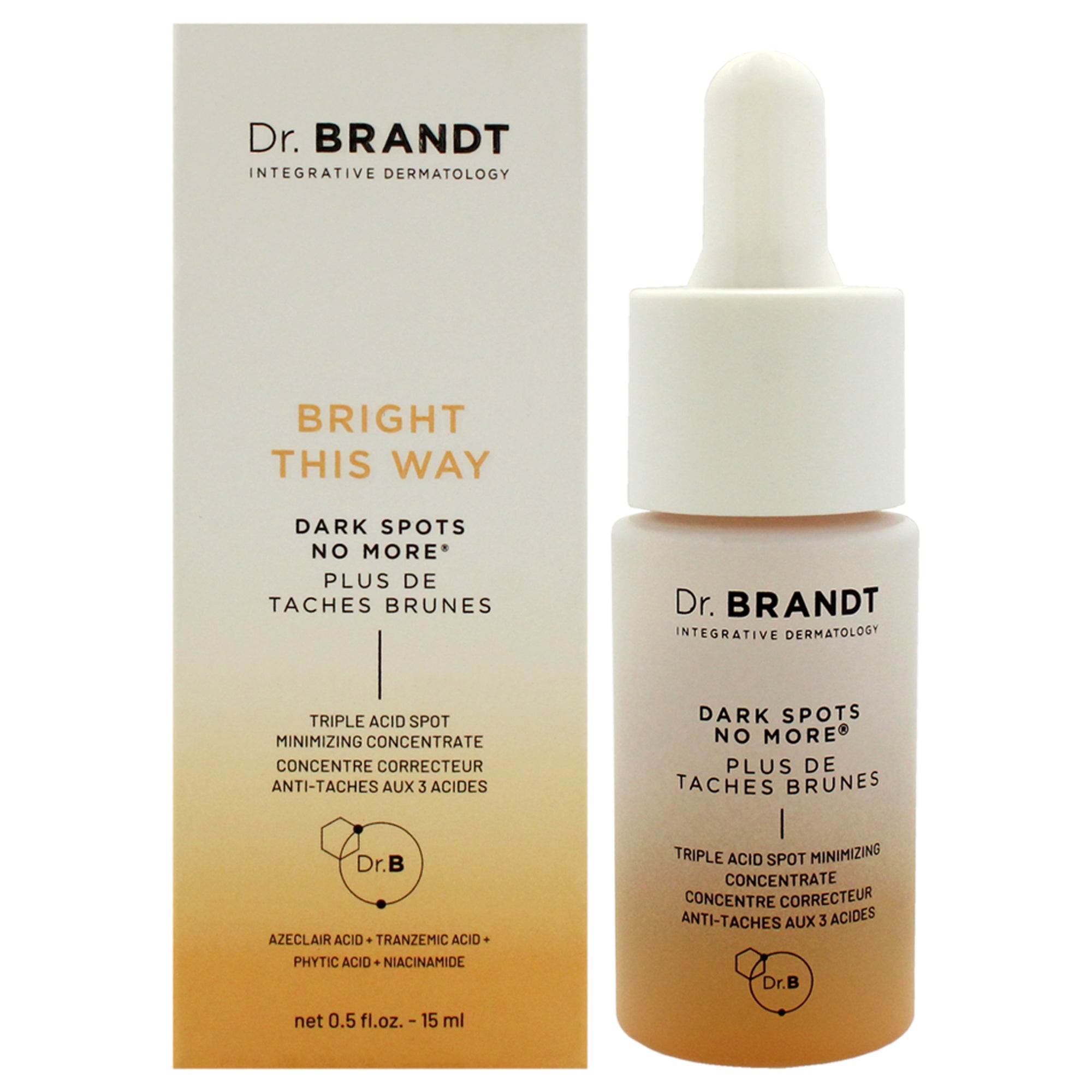 Bright This Way Dark Spots No More Concentre от Dr. Brandt для мужчин и женщин - сыворотка 0,5 унции Dr. Brandt, Small
Bright This Way Dark Spots No More Concentre от Dr. Brandt для мужчин и женщин - сыворотка 0,5 унции Dr. Brandt, Small
