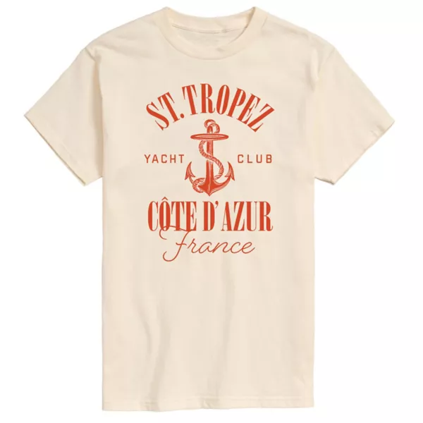 Мужская футболка с принтом яхт-клуба Сен-Тропе Licensed Character, бежевый
Мужская футболка с принтом яхт-клуба Сен-Тропе Licensed Character, бежевый