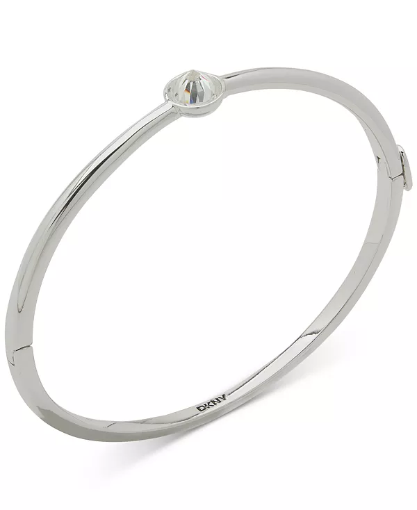 Браслет с полированным ободом из хрустального камня и шипами Dkny, silver
Браслет с полированным ободом из хрустального камня и шипами Dkny, silver