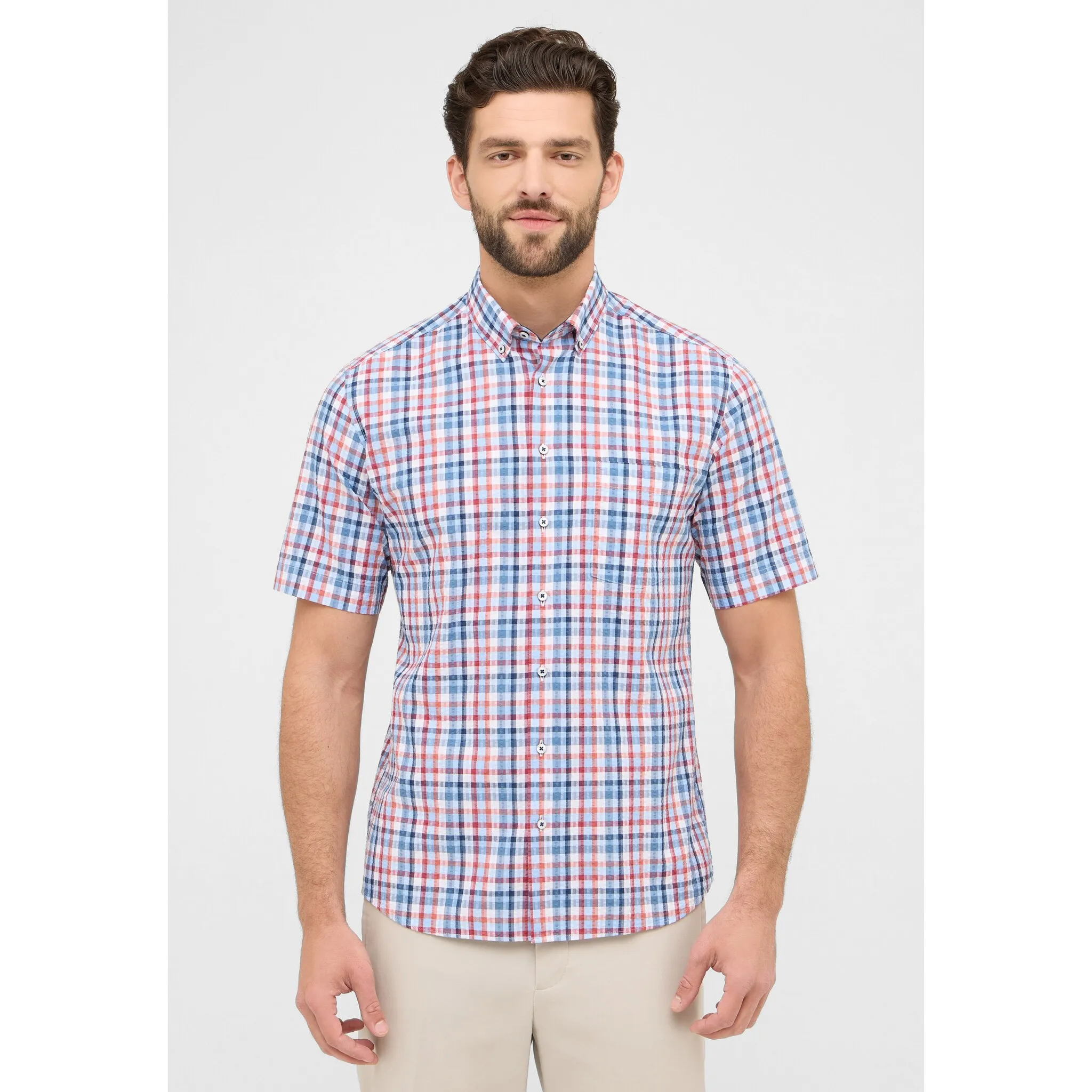 Рубашка Eterna с короткими рукавами "MODERN FIT", красный
Рубашка Eterna с короткими рукавами "MODERN FIT", красный