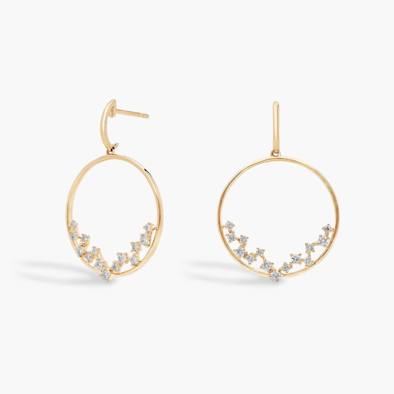 Серьги-кольца с россыпью бриллиантов из желтого золота 14 карат (1/2 карата) Blue Nile
Серьги-кольца с россыпью бриллиантов из желтого золота 14 карат (1/2 карата) Blue Nile