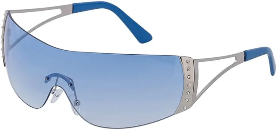 Солнцезащитные очки One Piece для женщин, ретро, роскошные, большие солнцезащитные очки в стиле панк, без оправы, модные солнцезащитные очки LJTJTAV, C5 Silver Blue
Солнцезащитные очки One Piece для женщин, ретро, роскошные, большие солнцезащитные очки в стиле панк, без оправы, модные солнцезащитные очки LJTJTAV, C5 Silver Blue