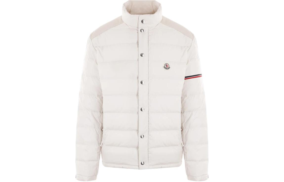 Пуховик мужской белый Moncler 
Пуховик мужской белый Moncler