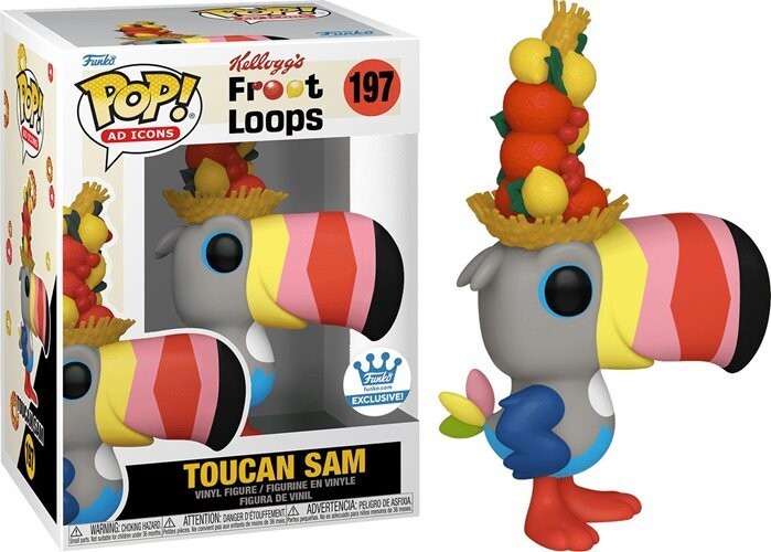 Funko POP Kellogg's Lops Cereal 197 Toucan Sam Special Edition Funko POP!
Funko POP Kellogg's Lops Cereal 197 Toucan Sam Special Edition Funko POP!