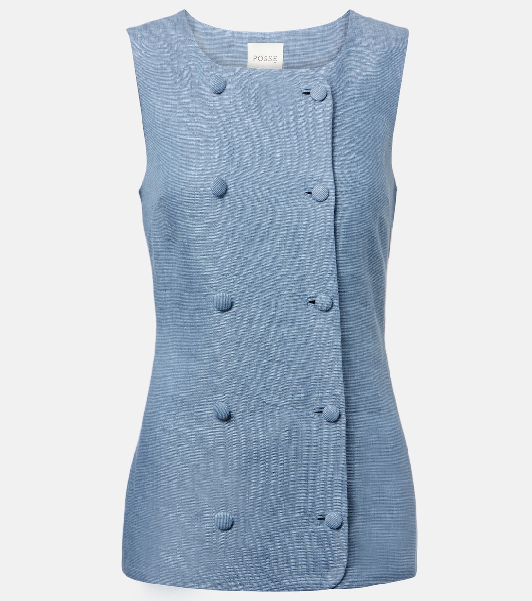 Топ Thea из льна Posse, Steel Blue
Топ Thea из льна Posse, Steel Blue