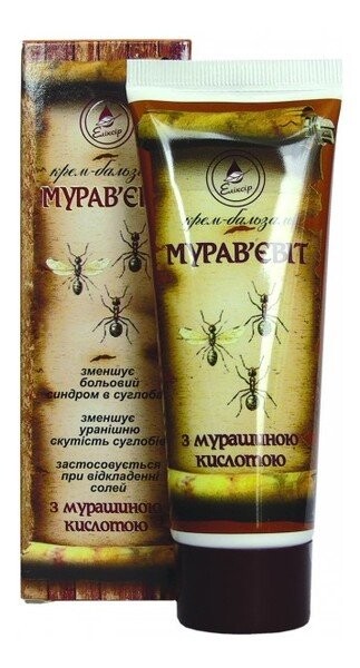 Эликсир, крем-бальзам с муравьиной кислотой, МУРАВИЕВИТ, 75 мл Elixir
Эликсир, крем-бальзам с муравьиной кислотой, МУРАВИЕВИТ, 75 мл Elixir