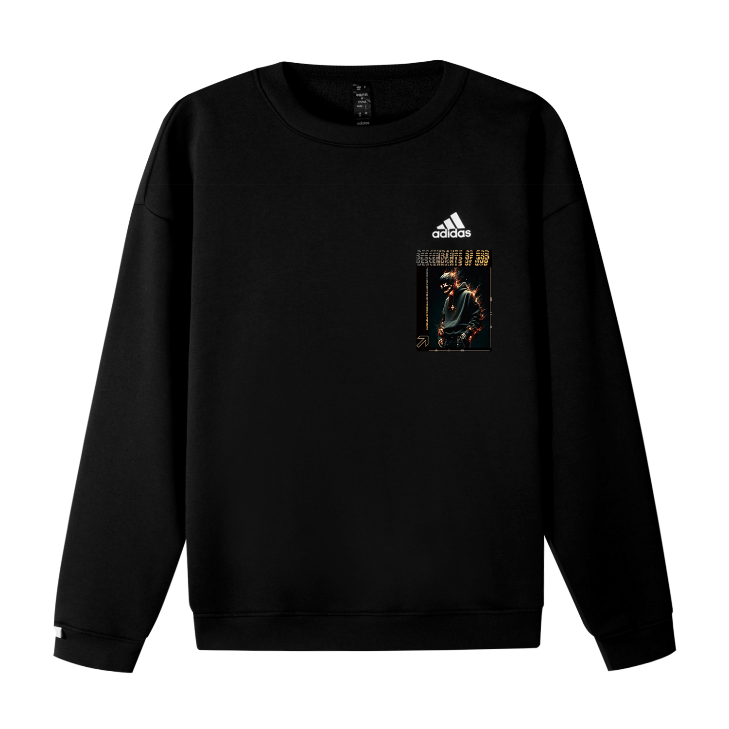 Adidas Толстовка LABEL унисекс, черная
Adidas Толстовка LABEL унисекс, черная