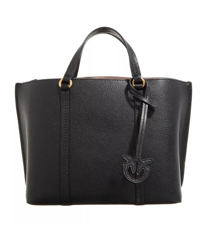 Классическая кожаная сумка-шоппер e Pinko, черный
Классическая кожаная сумка-шоппер e Pinko, черный