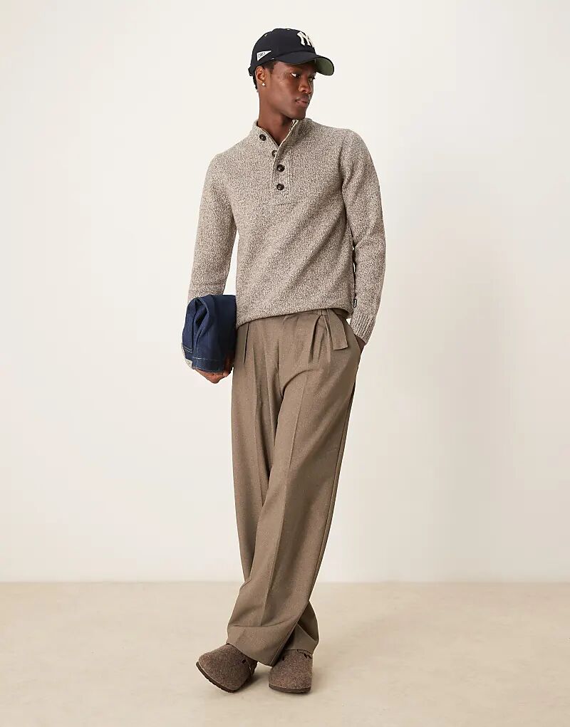 Вязаный джемпер Sid с застежкой-молнией на половину длины Barbour 
Вязаный джемпер Sid с застежкой-молнией на половину длины Barbour