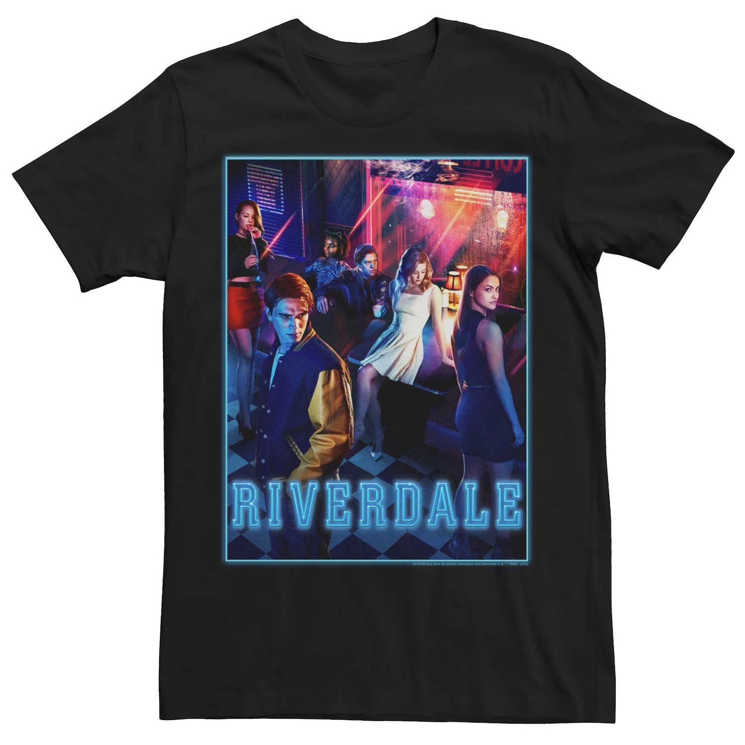 Мужская футболка с плакатом Riverdale Diner Lineup Licensed Character
Мужская футболка с плакатом Riverdale Diner Lineup Licensed Character