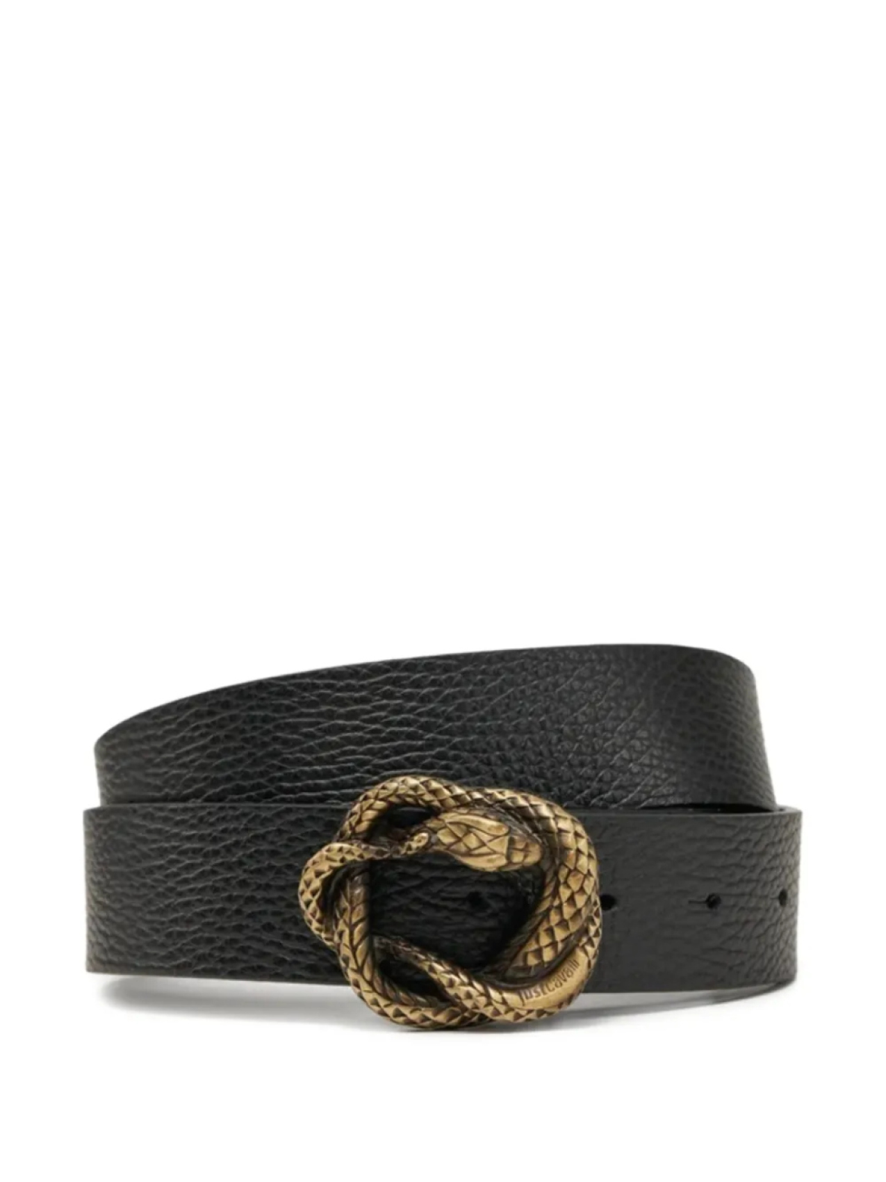 Ремень с пряжкой в виде змеи Just Cavalli, черный
Ремень с пряжкой в виде змеи Just Cavalli, черный