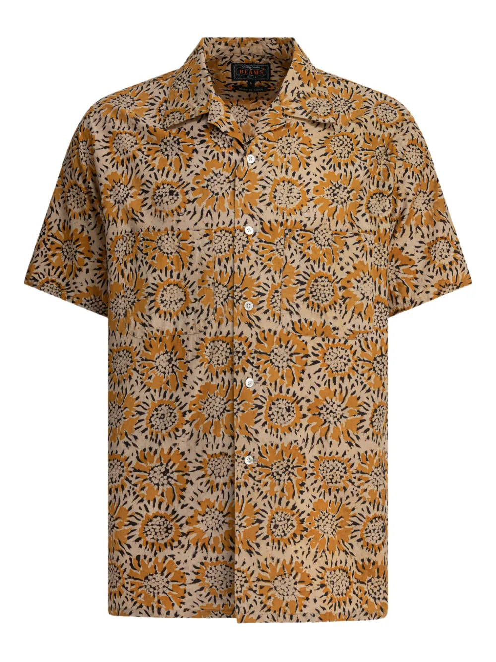 Рубашка с короткими рукавами и цветочным принтом BEAMS PLUS, нейтральный
Рубашка с короткими рукавами и цветочным принтом BEAMS PLUS, нейтральный