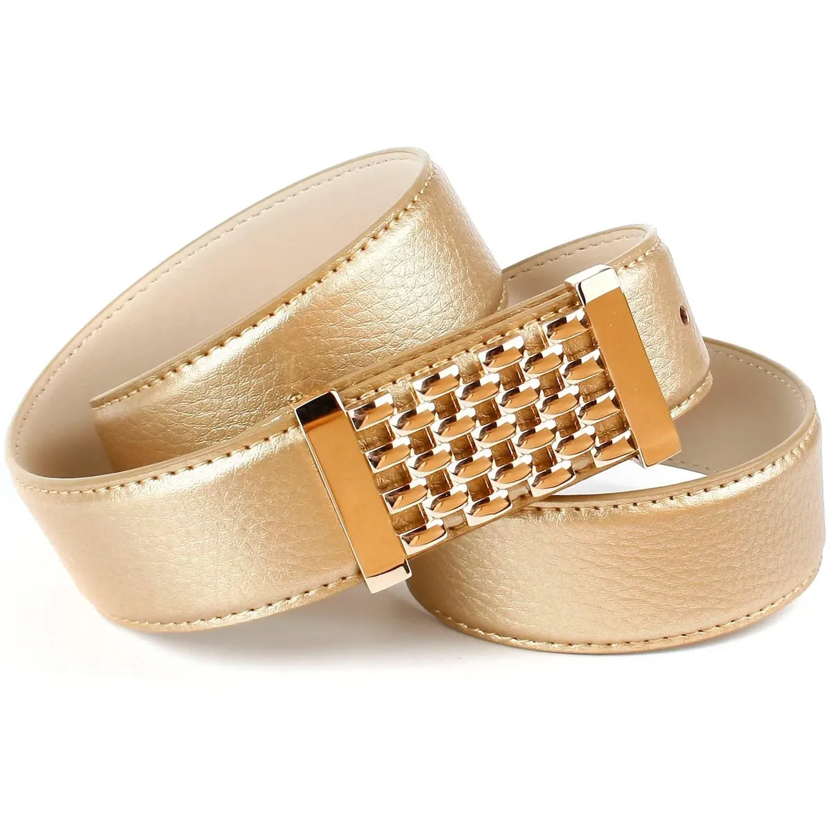 Кожаный ремень Anthoni Crown с модной пряжкой, прошитые края, цвет Goldfarben
Кожаный ремень Anthoni Crown с модной пряжкой, прошитые края, цвет Goldfarben