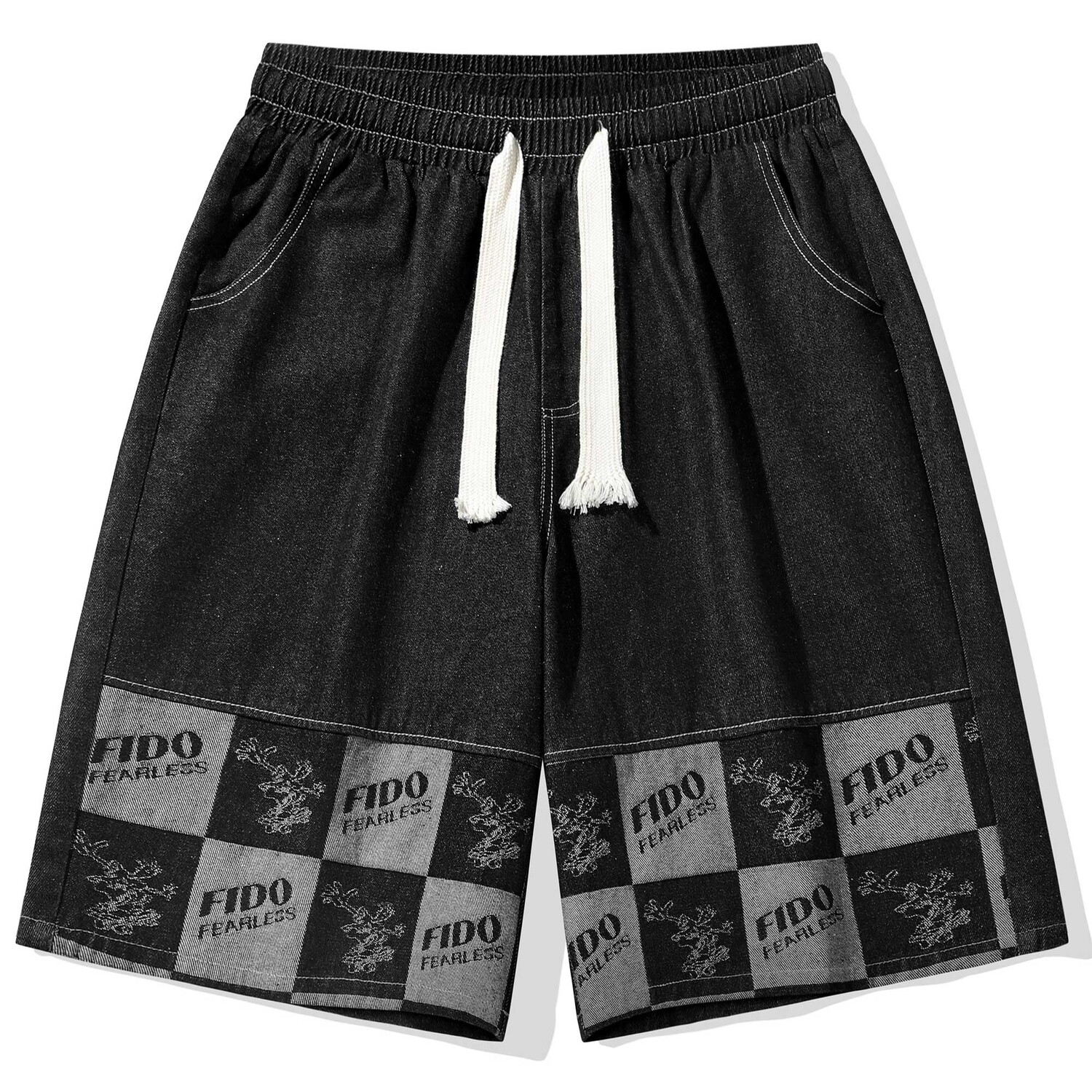 Джинсовые шорты унисекс FIDO DIDO, Темно-серый
Джинсовые шорты унисекс FIDO DIDO, Темно-серый