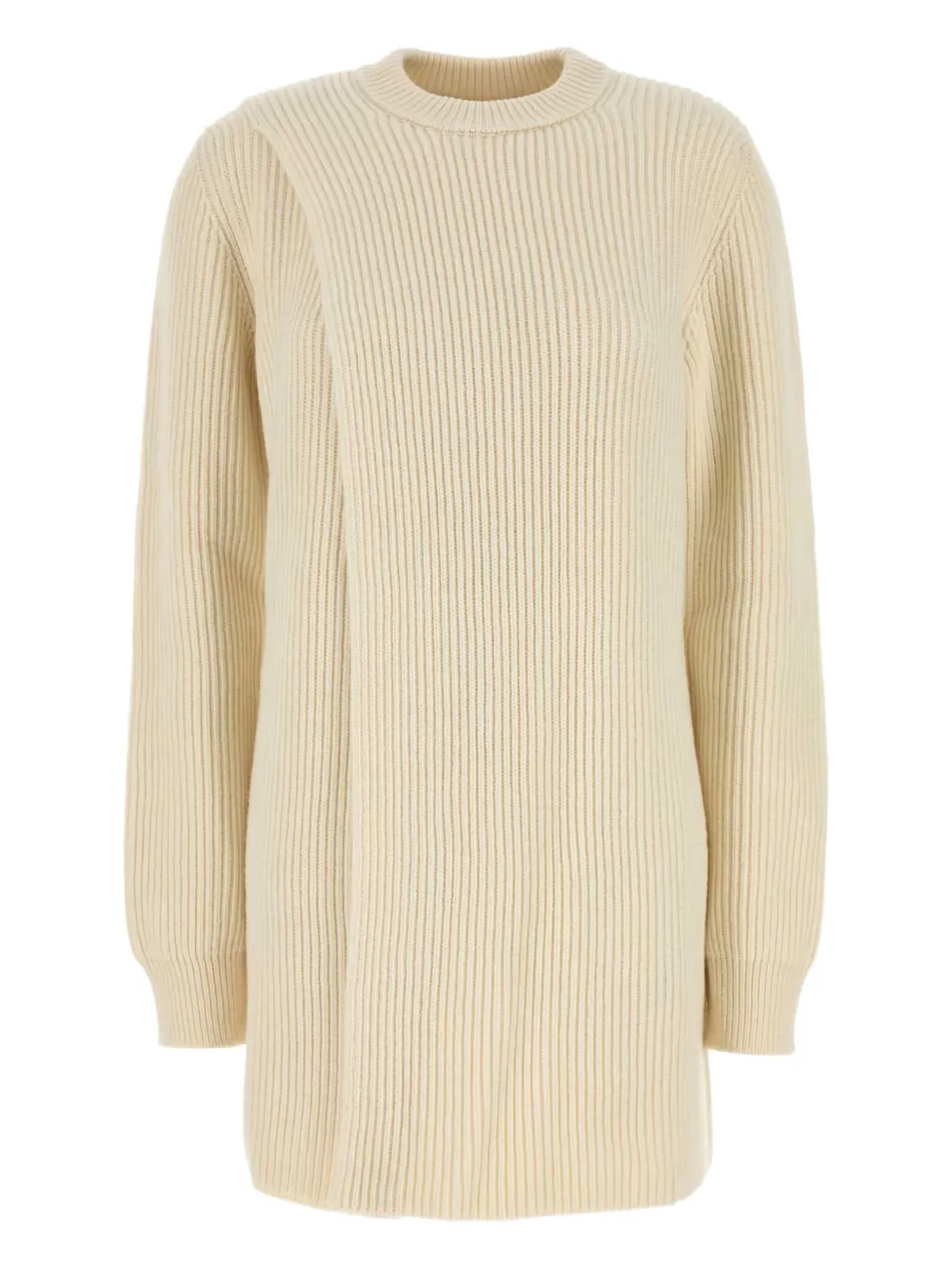 Шерстяное платье-свитер в рубчик JIL SANDER, нейтральный
Шерстяное платье-свитер в рубчик JIL SANDER, нейтральный