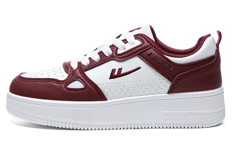 WARRIOR Модные белые кроссовки дышащие низкие скейтерские унисекс белый бордовый, цвет White Burgundy
WARRIOR Модные белые кроссовки дышащие низкие скейтерские унисекс белый бордовый, цвет White Burgundy