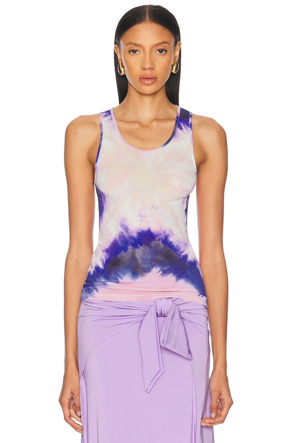 Майка-алкоголичка Rabanne, Tie & Dye Pink
Майка-алкоголичка Rabanne, Tie & Dye Pink