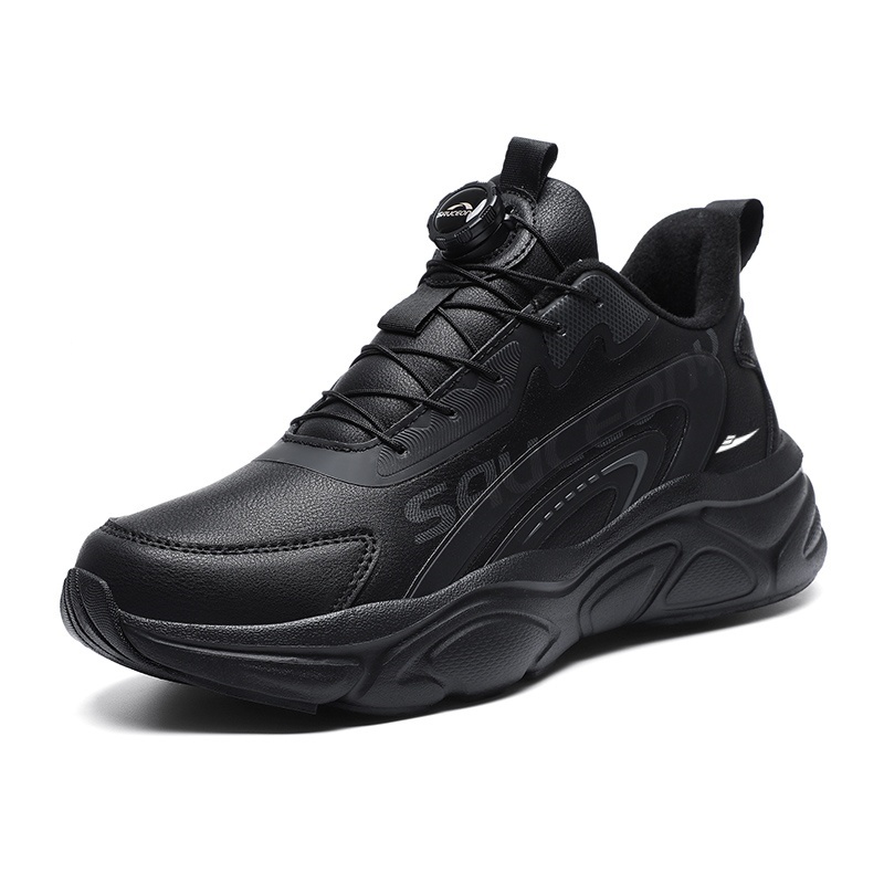 Kuding Утепленные противоскользящие износостойкие поддерживающие беговые кроссовки унисекс с мягкой подошвой черно-серые на флисовой подкладке
Kuding Утепленные противоскользящие износостойкие поддерживающие беговые кроссовки унисекс с мягкой подошвой черно-серые на флисовой подкладке