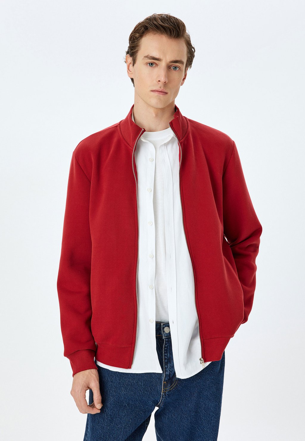 Толстовка на молнии Koton, красный
Толстовка на молнии Koton, красный