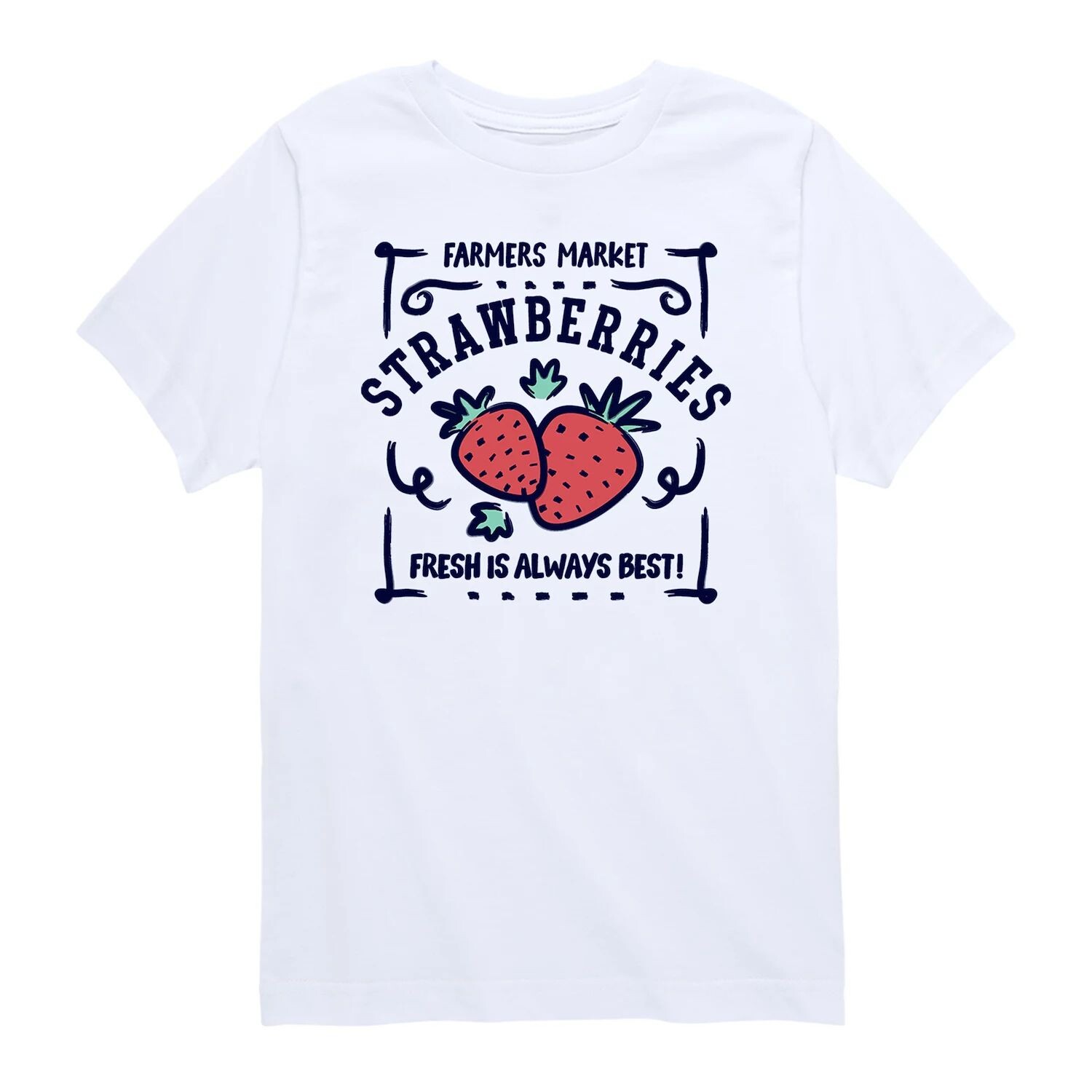 Футболка с рисунком клубники для мальчиков 8–20 лет Farmers Market Licensed Character
Футболка с рисунком клубники для мальчиков 8–20 лет Farmers Market Licensed Character