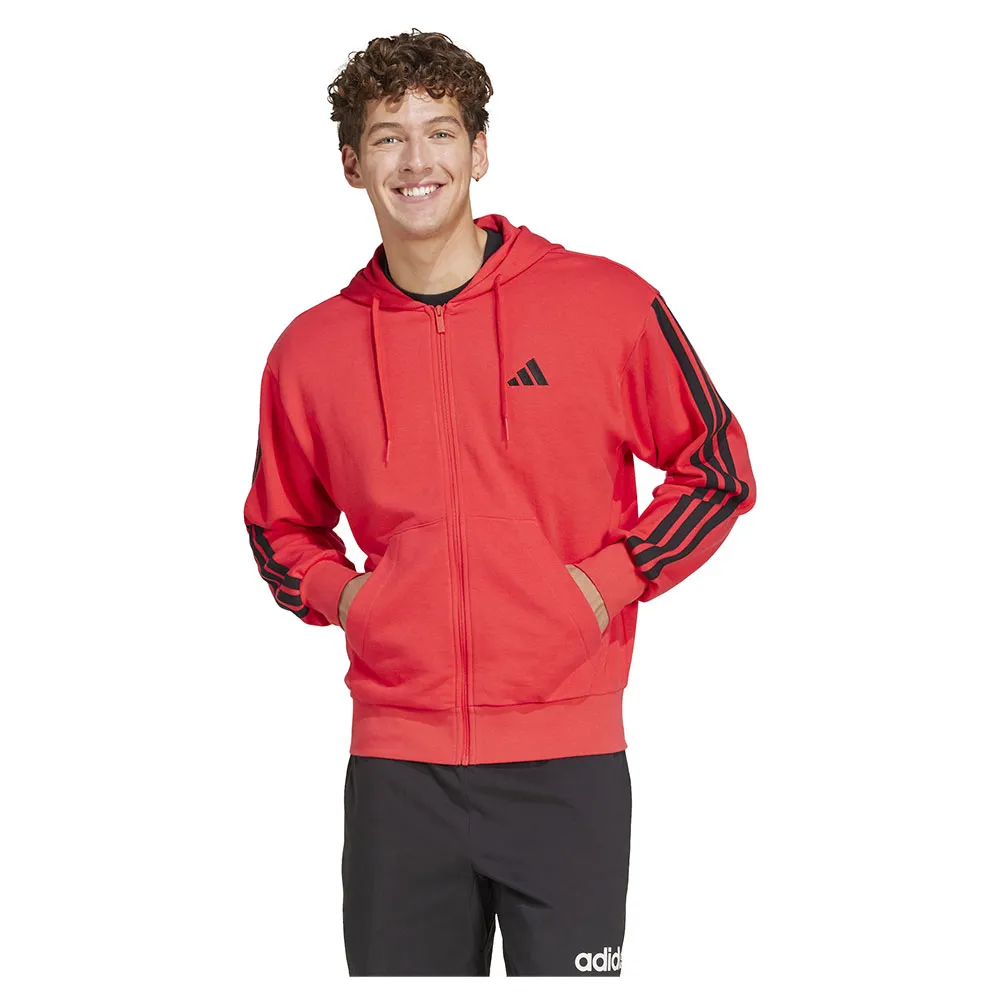 Толстовка adidas Essentials 3 Stripes French Terry full zip, красный
Толстовка adidas Essentials 3 Stripes French Terry full zip, красный