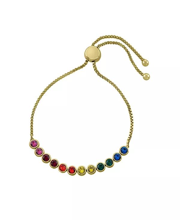 Женский регулируемый браслет с радужными кристаллами Macy'S, gold
Женский регулируемый браслет с радужными кристаллами Macy'S, gold