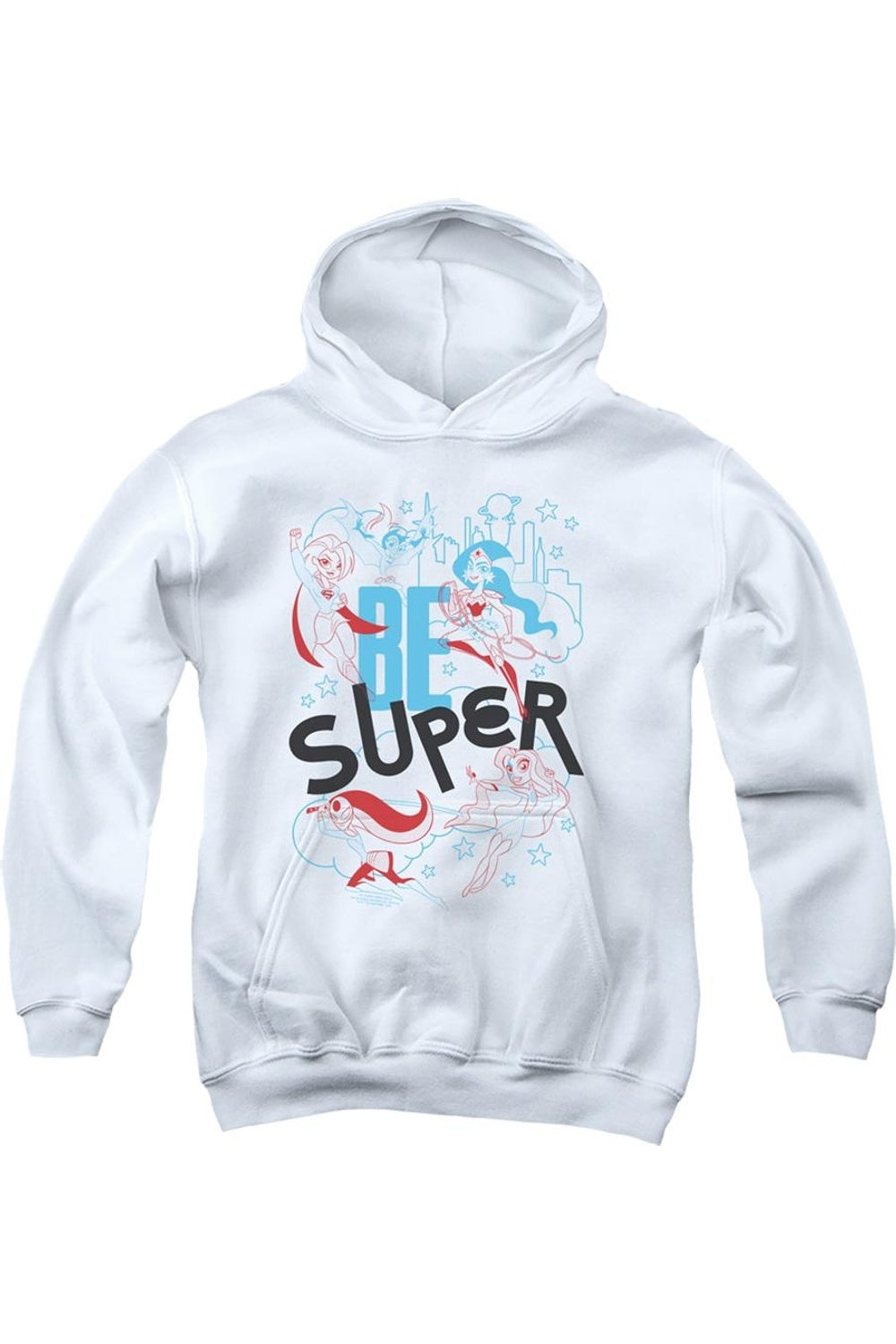 Толстовка с капюшоном DC Comics Superhero Girls Be Super Youth Gildan, белый
Толстовка с капюшоном DC Comics Superhero Girls Be Super Youth Gildan, белый