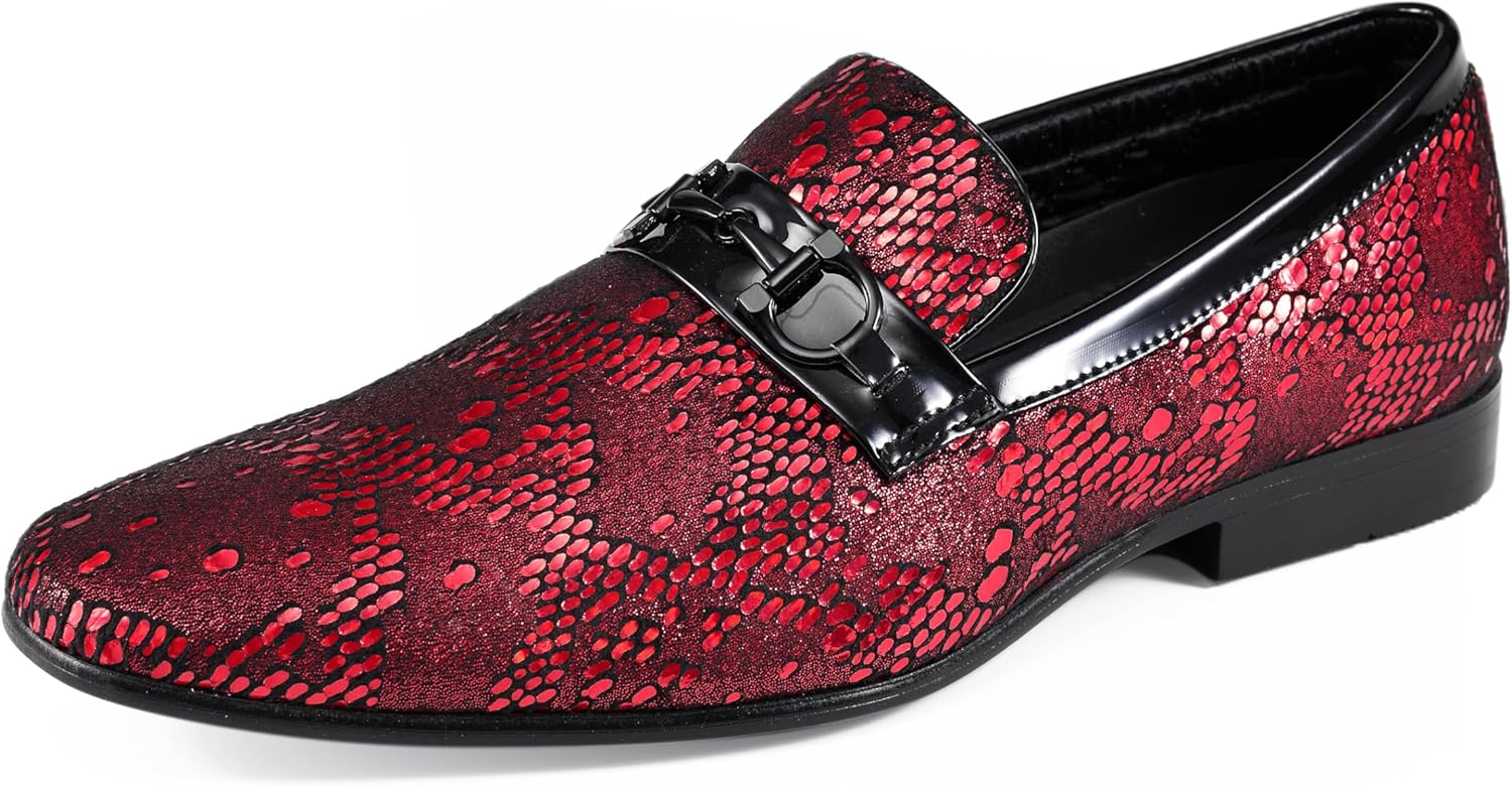 Мужские лоферы Amali Erin с узором пейсли и металлическим эффектом, без шнурков, и вечеринок, красный
Мужские лоферы Amali Erin с узором пейсли и металлическим эффектом, без шнурков, и вечеринок, красный