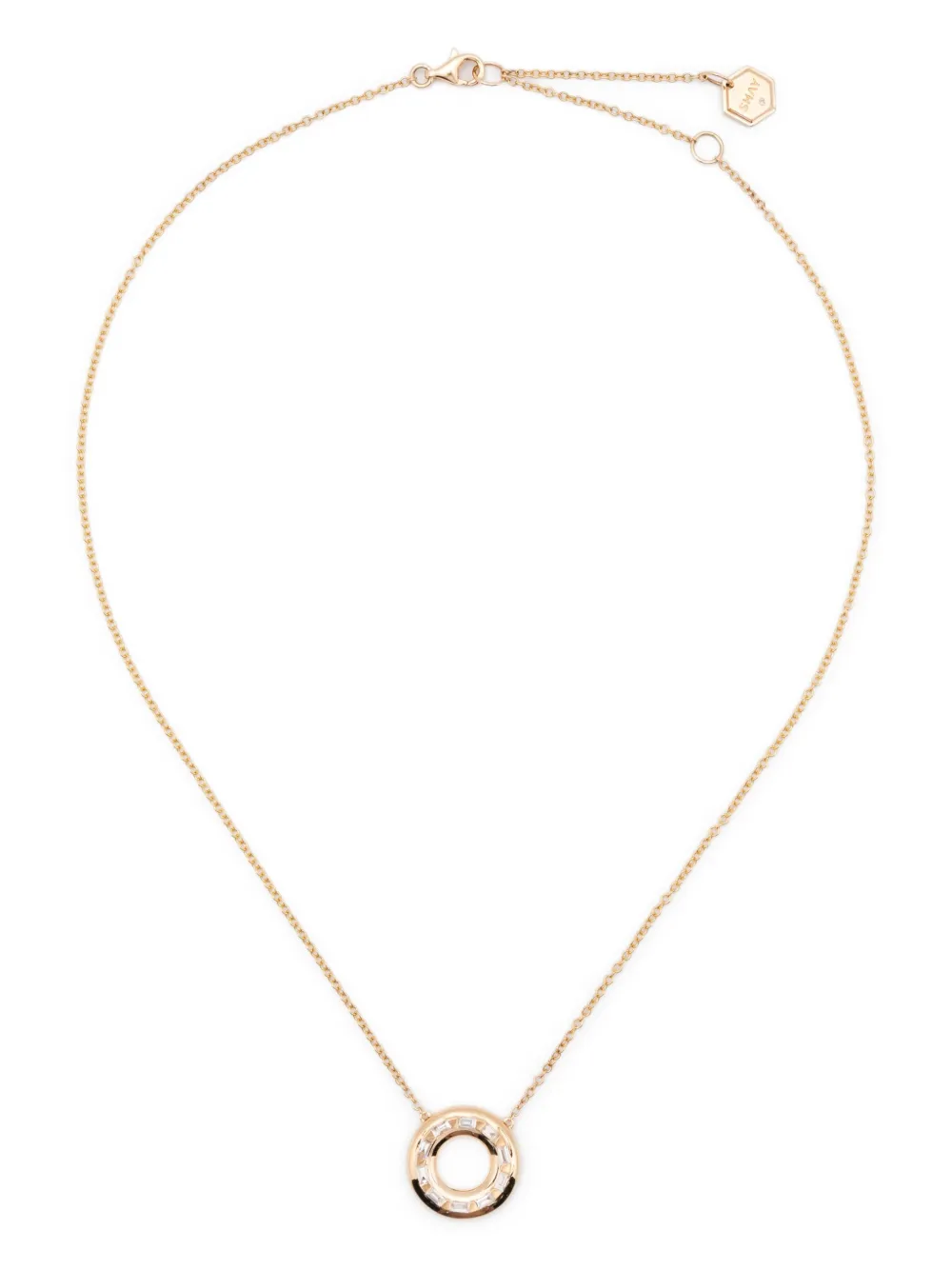 Колье Orbit из желтого золота с бриллиантом и изумрудами Shay
Колье Orbit из желтого золота с бриллиантом и изумрудами Shay