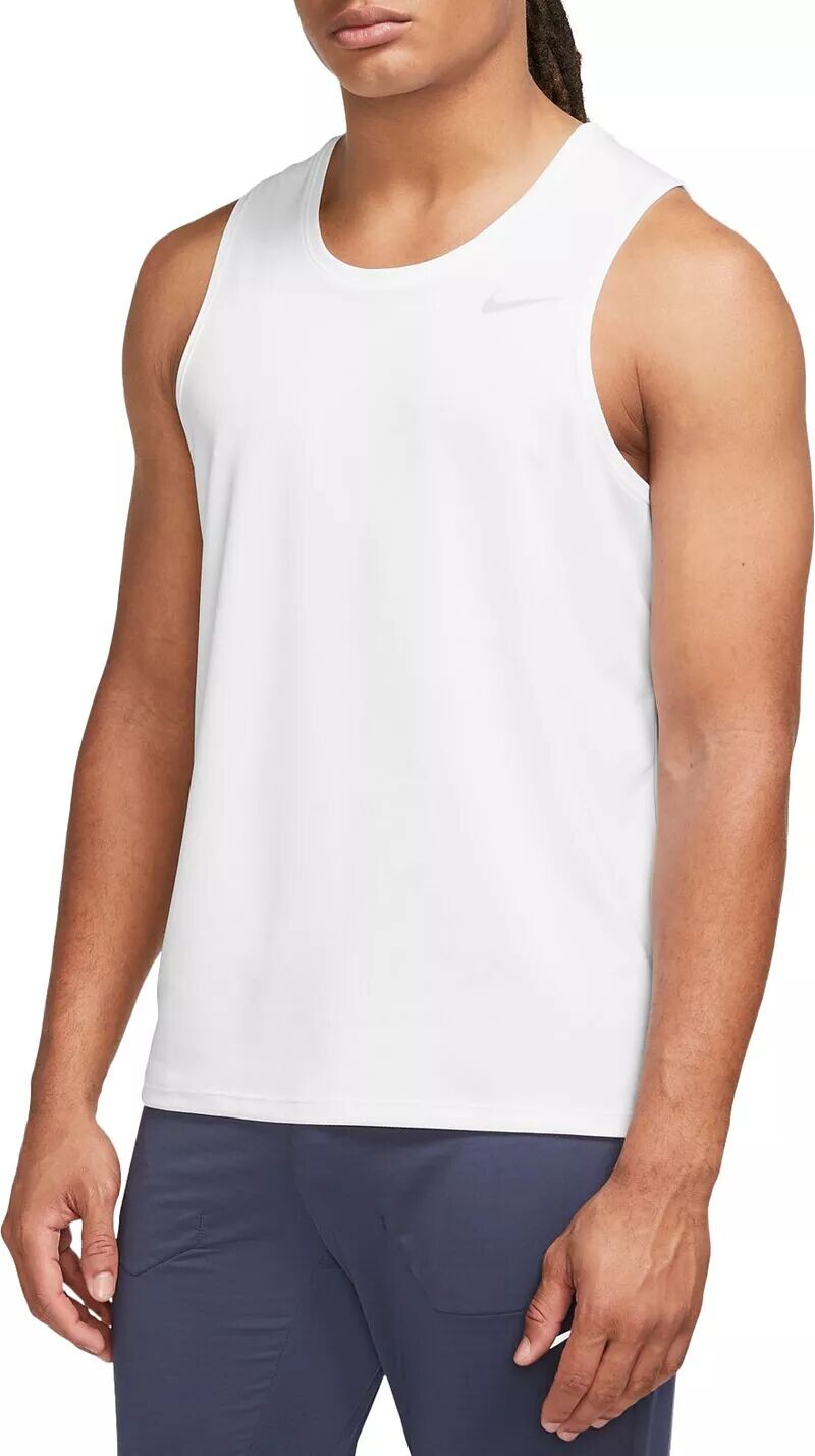 Мужская майка для бега Nike Dri-FIT Miler, белый
Мужская майка для бега Nike Dri-FIT Miler, белый