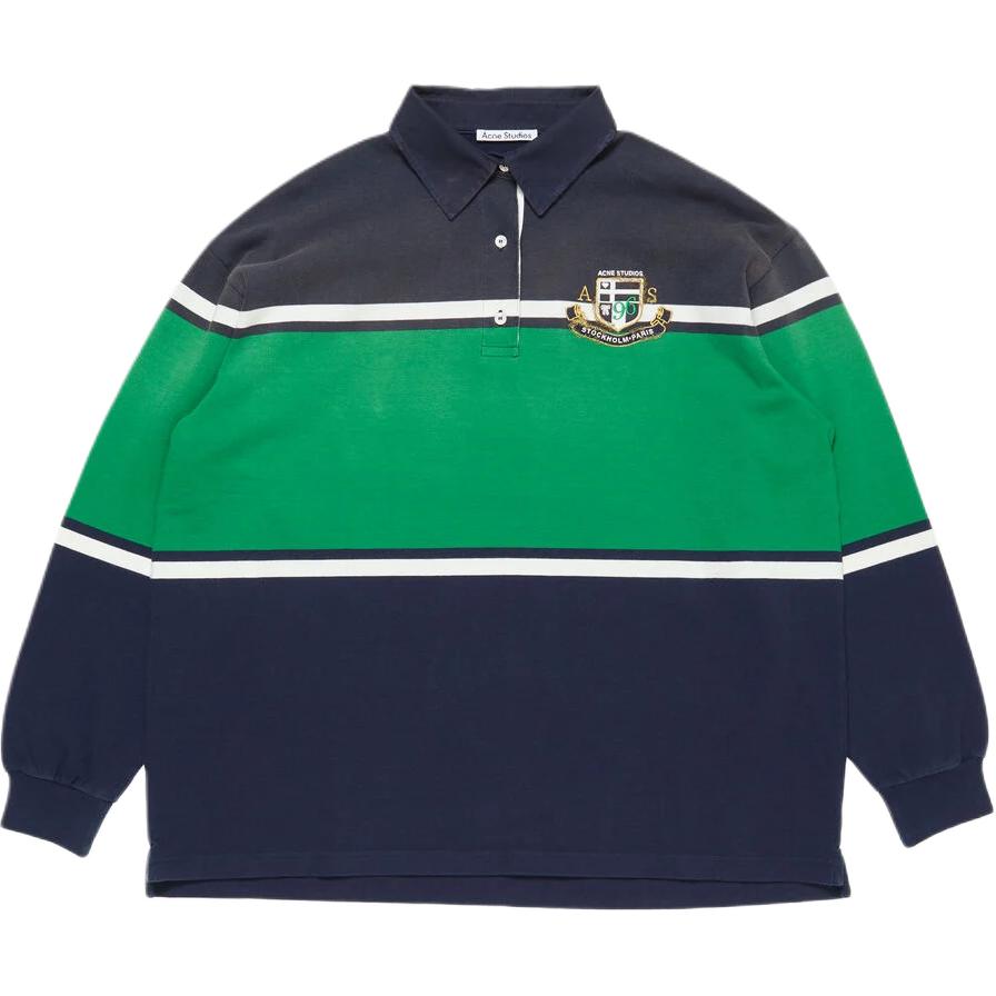 Поло свитер-платье Acne Studios, синий/зеленый
Поло свитер-платье Acne Studios, синий/зеленый