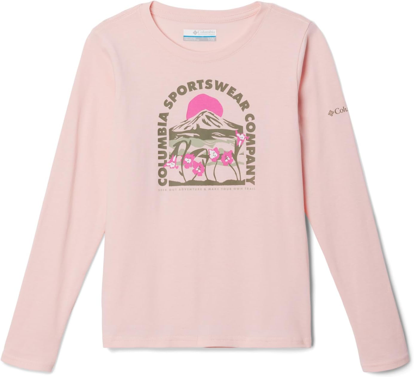 Columbia Girls Hazeldel Hill футболка с длинным рукавом и принтом, Satin Pink/Floral View, Коричневый, Columbia Girls Hazeldel Hill футболка с длинным рукавом и принтом, Satin Pink/Floral View
Columbia Girls Hazeldel Hill футболка с длинным рукавом и принтом, Satin Pink/Floral View, Коричневый, Columbia Girls Hazeldel Hill футболка с длинным рукавом и принтом, Satin Pink/Floral View