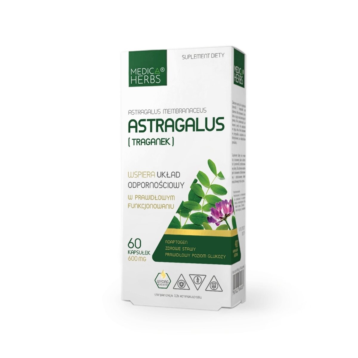 Диетическая добавка Астрагал (Astragalus) 600мг Medica Herbs ИММУНИТЕТ 
Диетическая добавка Астрагал (Astragalus) 600мг Medica Herbs ИММУНИТЕТ