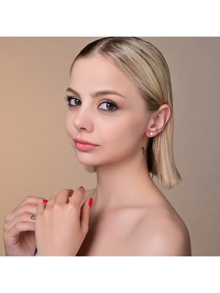 Adeliás Женские серьги - серьги-гвоздики из нержавеющей стали с перламутровыми вставками в золотом исполнении
Adeliás Женские серьги - серьги-гвоздики из нержавеющей стали с перламутровыми вставками в золотом исполнении