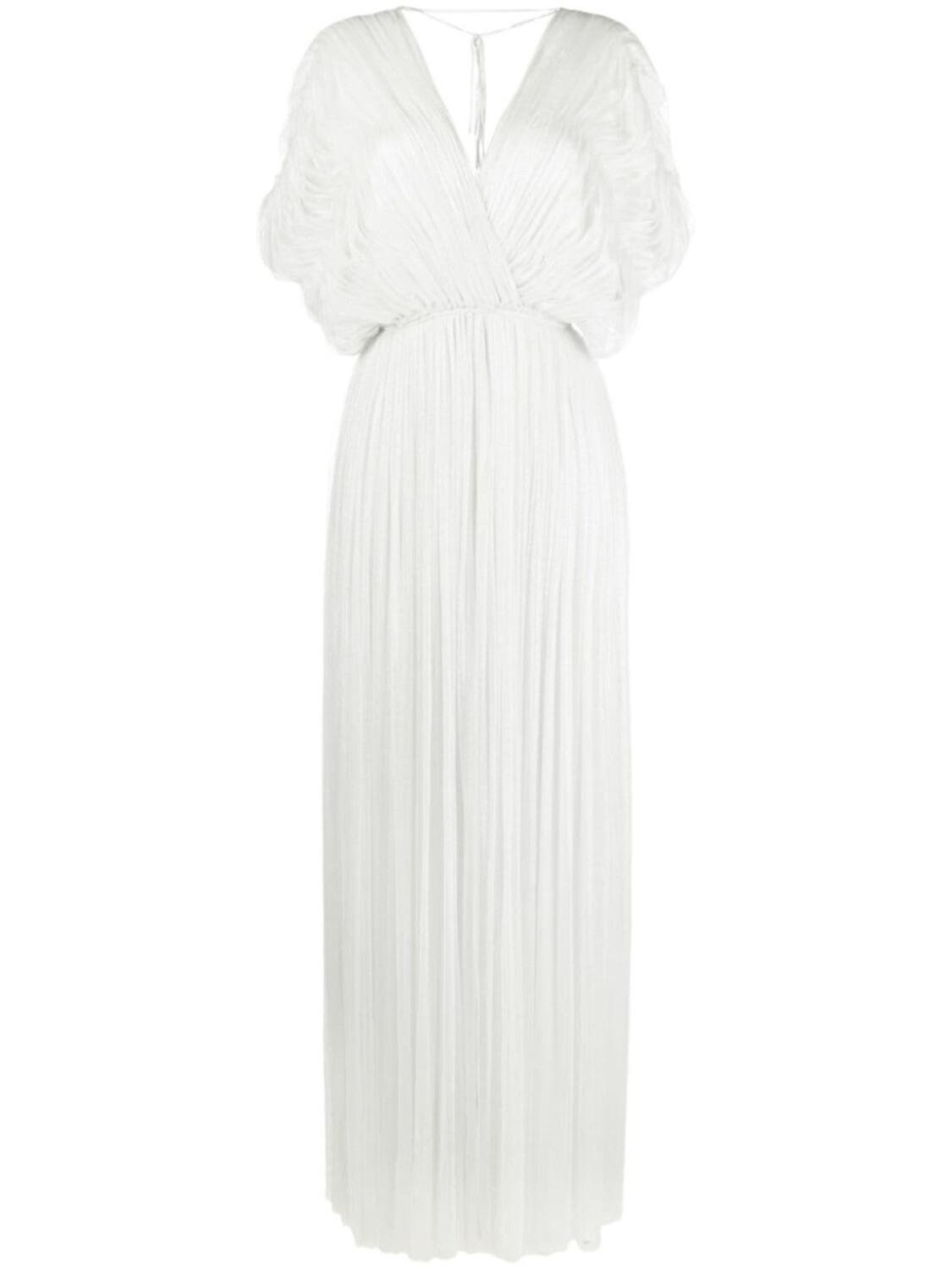 PNK шелковое платье макси с V-образным вырезом, серебристый
PNK шелковое платье макси с V-образным вырезом, серебристый