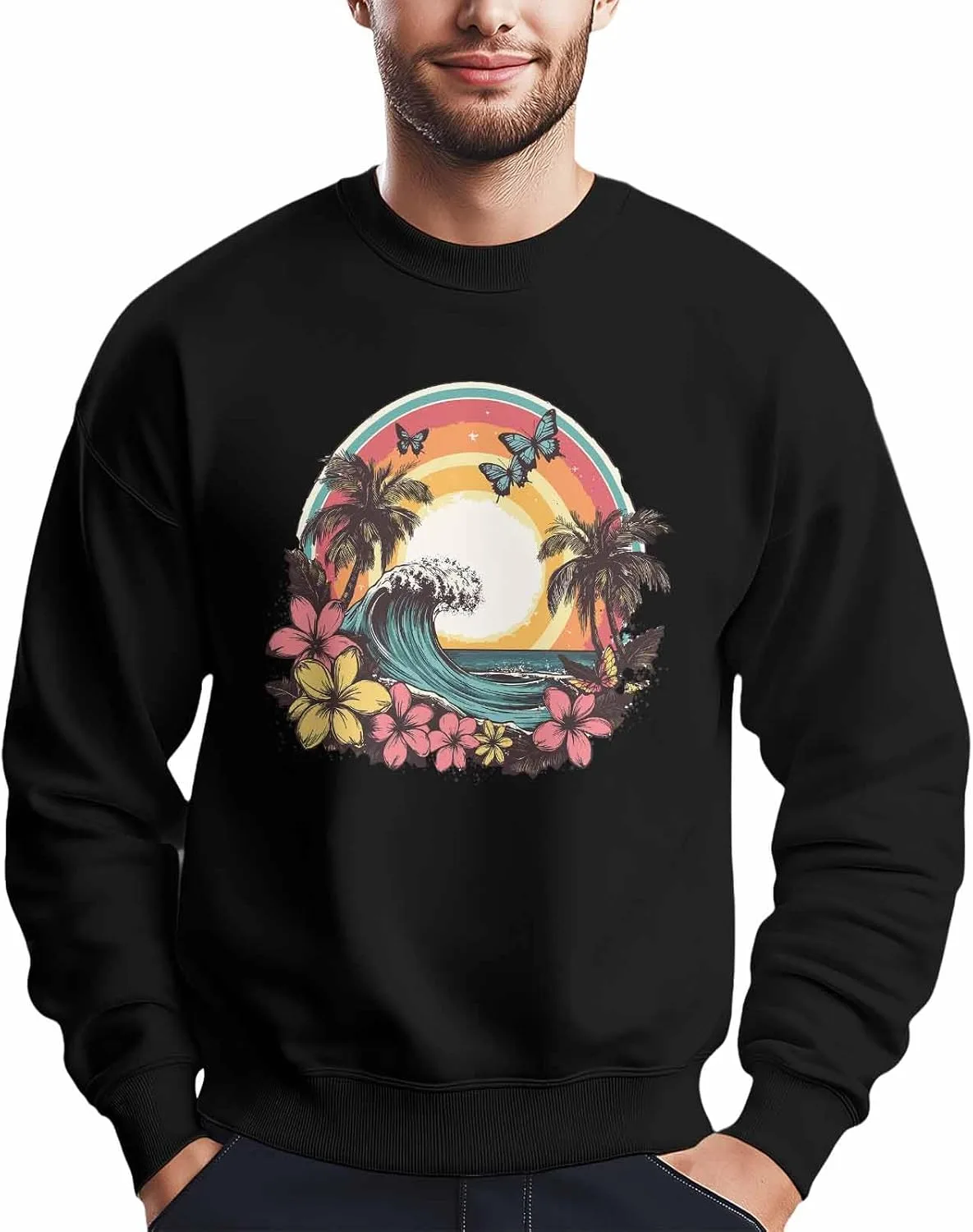 Мужской свитшот Vintage Rainbow Ocean Butterfly Graphic, лонгслив Winvebermior
Мужской свитшот Vintage Rainbow Ocean Butterfly Graphic, лонгслив Winvebermior