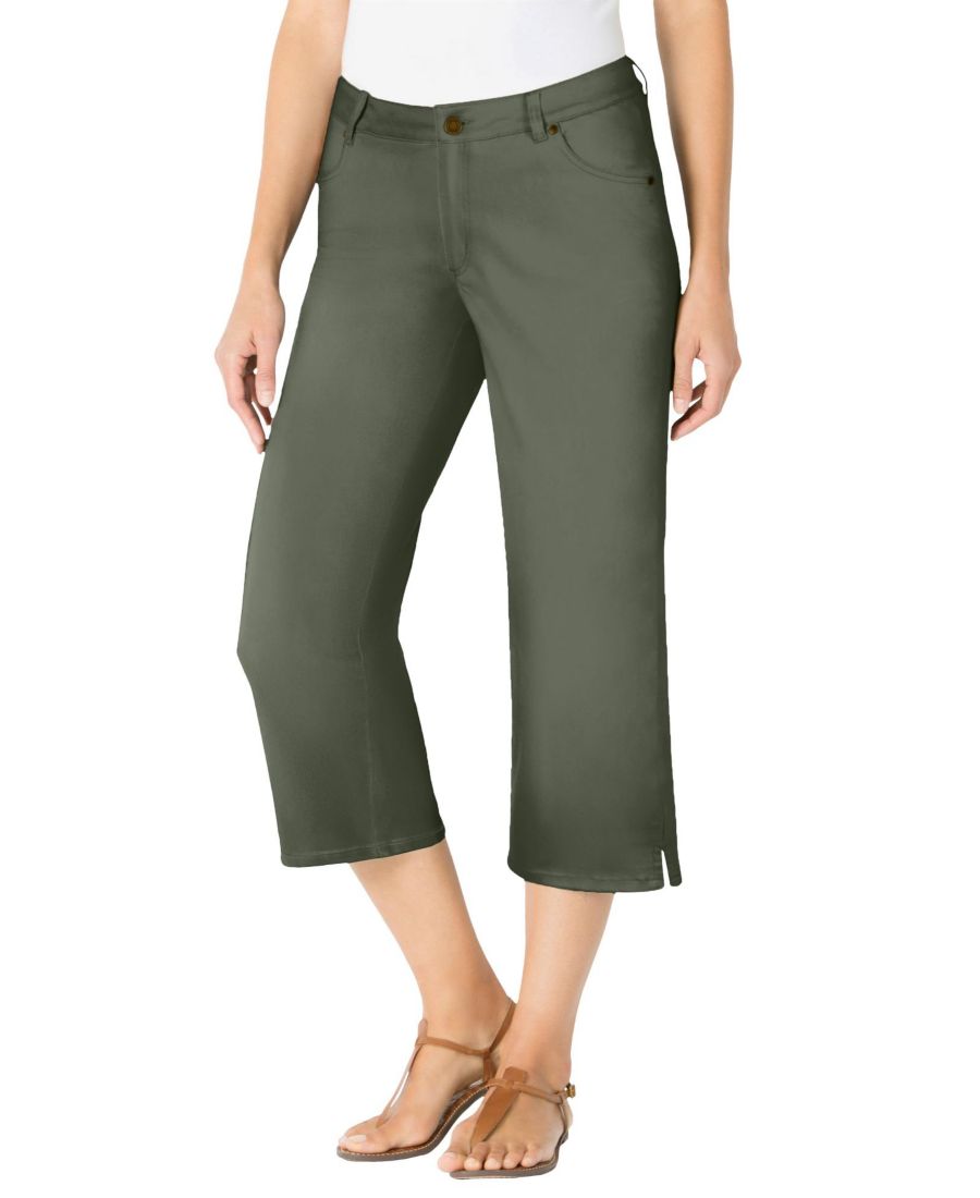 Женские джинсы-капри Within Stretch Denim с пятью карманами Woman Within, Olive green
Женские джинсы-капри Within Stretch Denim с пятью карманами Woman Within, Olive green
