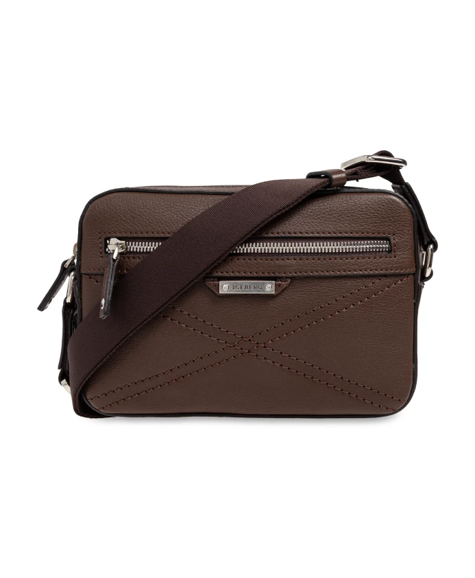 Кожаная сумка через плечо Iceberg, коричневый
Кожаная сумка через плечо Iceberg, коричневый