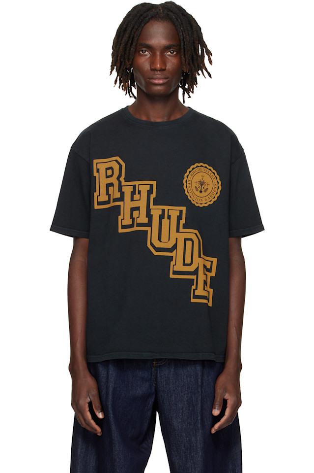 Футболка Rhude с университетским гербом Rhude, черный
Футболка Rhude с университетским гербом Rhude, черный
