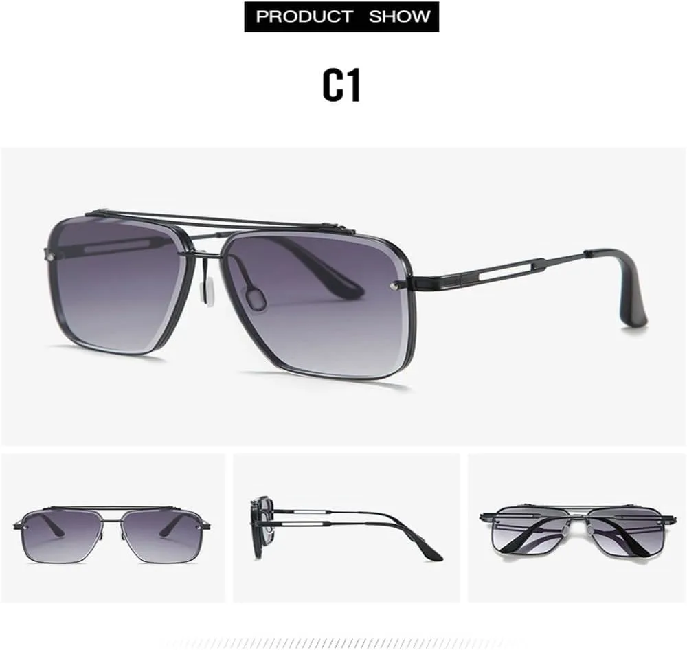 Солнцезащитные очки для мужчин и женщин, оправа из сплава, женские солнцезащитные очки с защитой UV400, мужские солнцезащитные очки LOVQZAOF, Gold Gradient Gray
Солнцезащитные очки для мужчин и женщин, оправа из сплава, женские солнцезащитные очки с защитой UV400, мужские солнцезащитные очки LOVQZAOF, Gold Gradient Gray