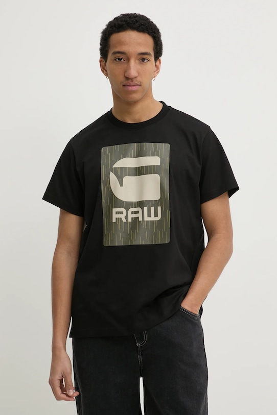 Хлопковая футболка G-Star, черный
Хлопковая футболка G-Star, черный